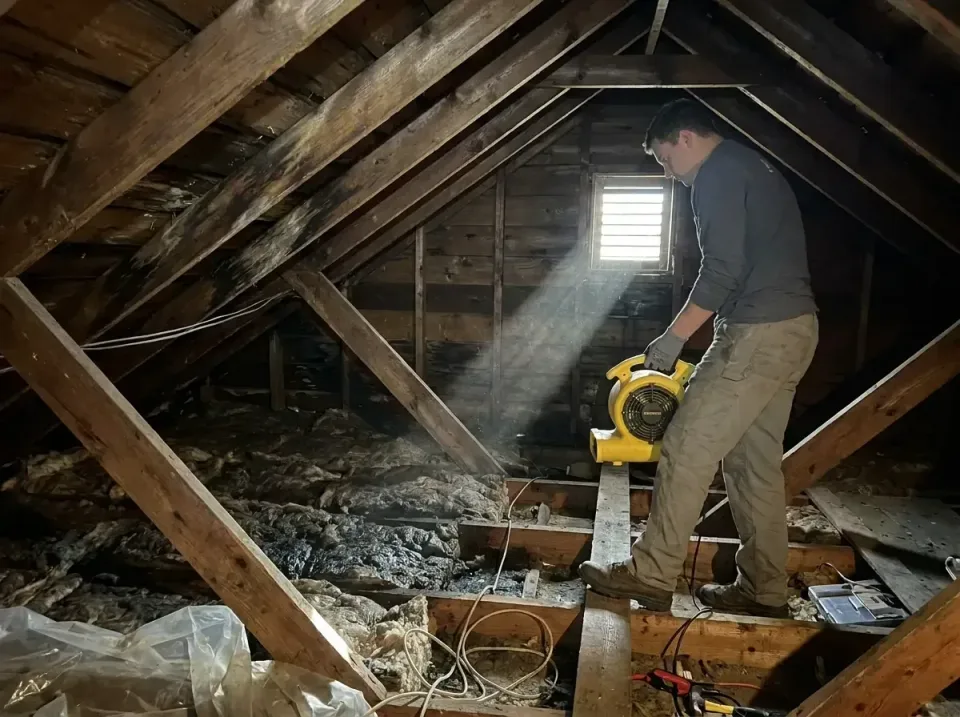 attic-water-damage-drying-proc-007 — frequently asked questions, Emergency Water Extraction & 24/7 Flood Response in Hermant…
